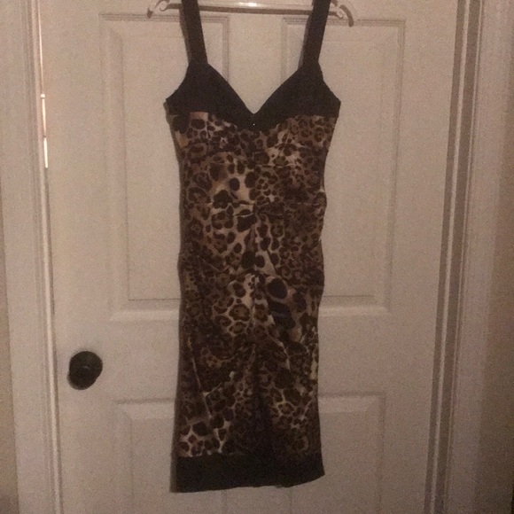 Cache leopard cocktail dress - Picture 2 of 3